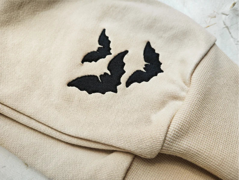 Ghost Embroidered Crewneck Spooky Season