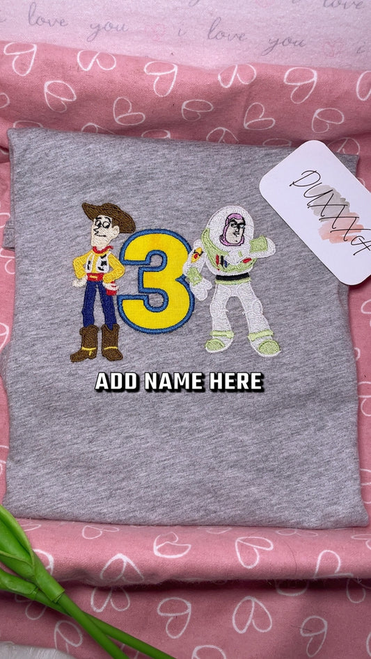 Child Toy Story birthday shirts