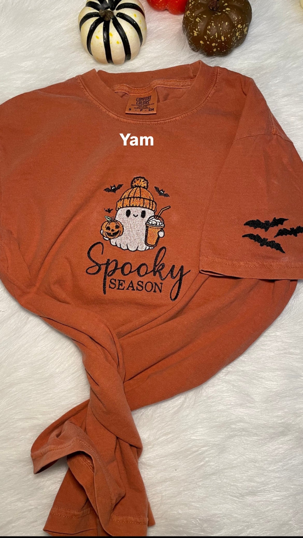 Spooky Season Embroidered Tees