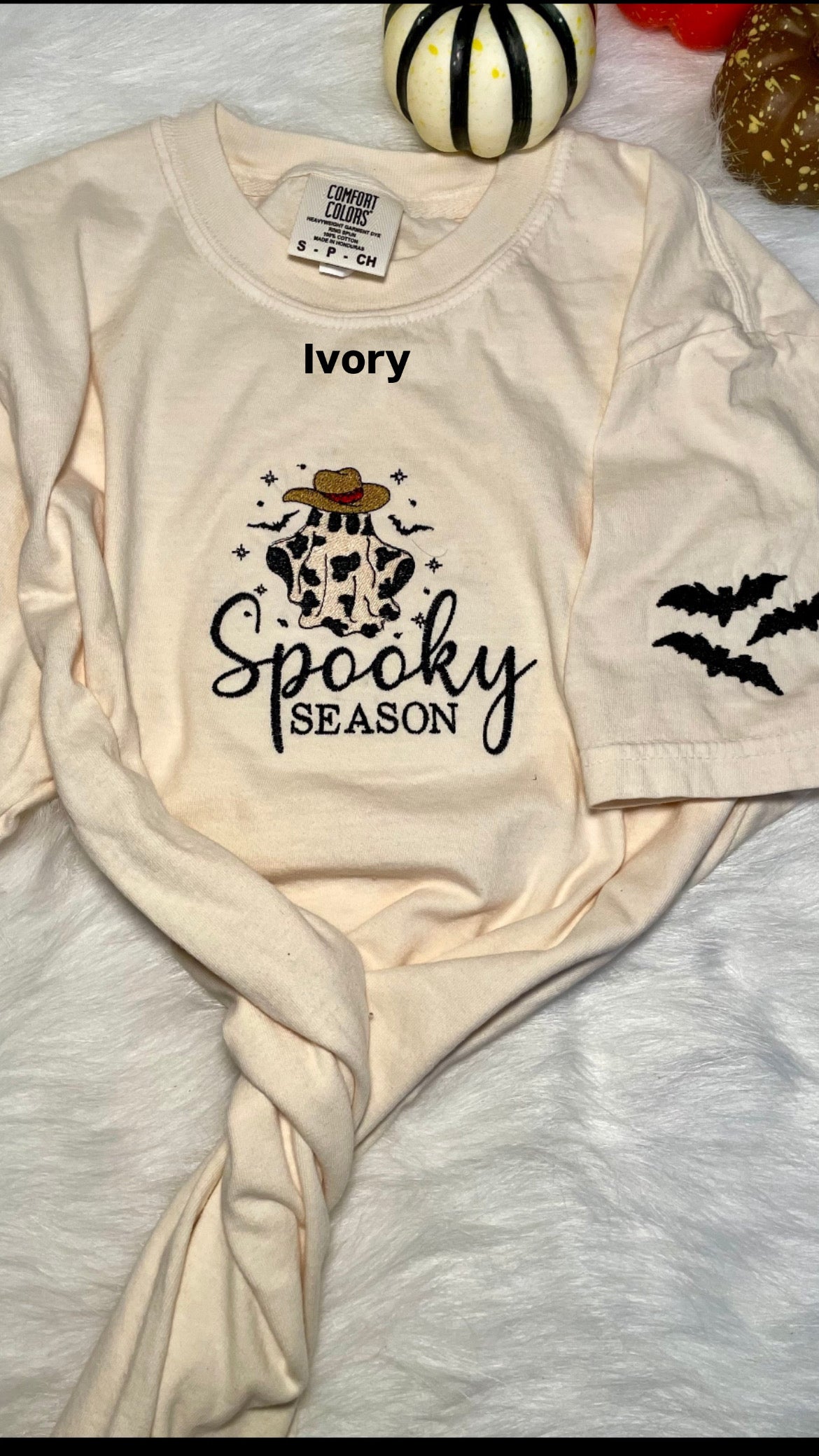 Spooky Season Embroidered Tees